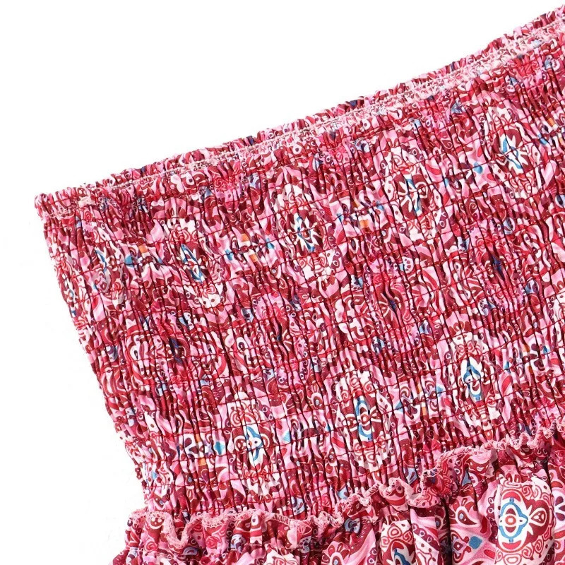 Women leopard print mini skirt high waisted elastic clothing A-cut Y2K style summer 250227
