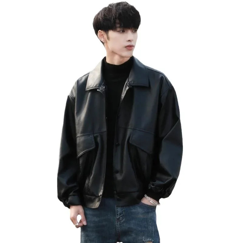 Fashionable Korean style loose fit suitable for mens aviation pilot equipment spring and summer student jacket 250225