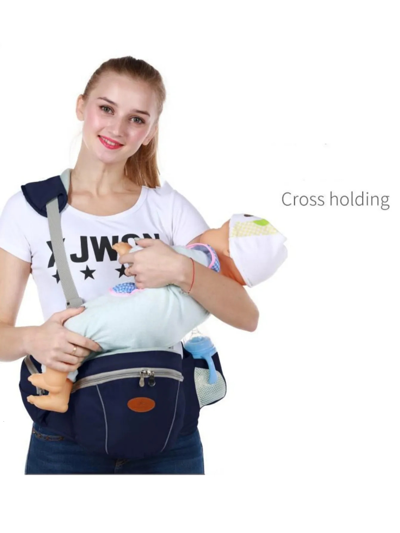 Stylish hip seat baby carrier with premium breathable baby carrier and multi-function baby carrier 250227