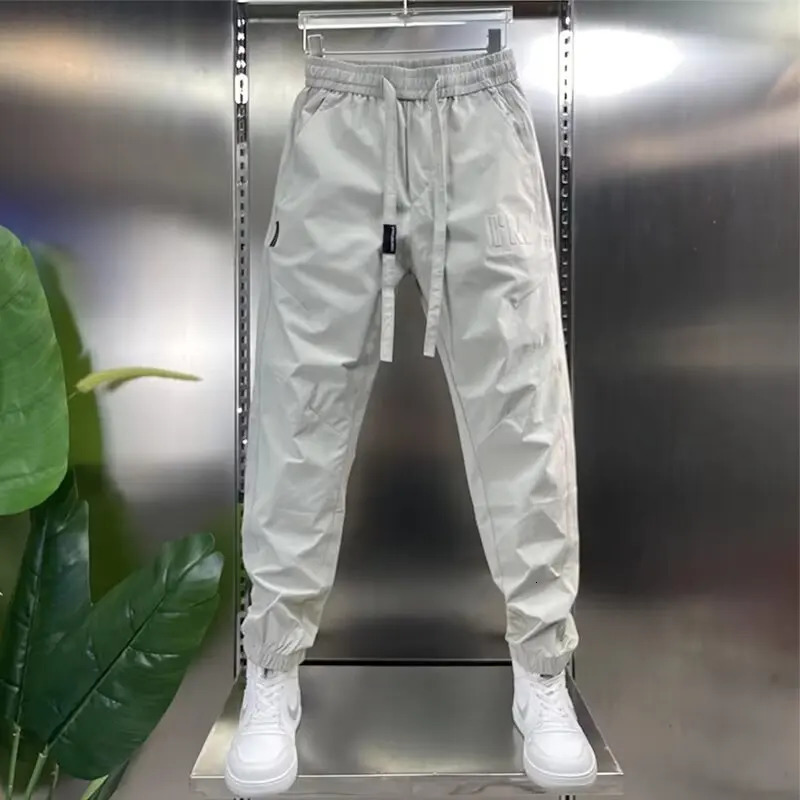 Casual Pants Mens Summer Pants Man Trousers for Men Joggers Running Big Size Korean Clothes Sweatshirt Jogging Gym Male 250227