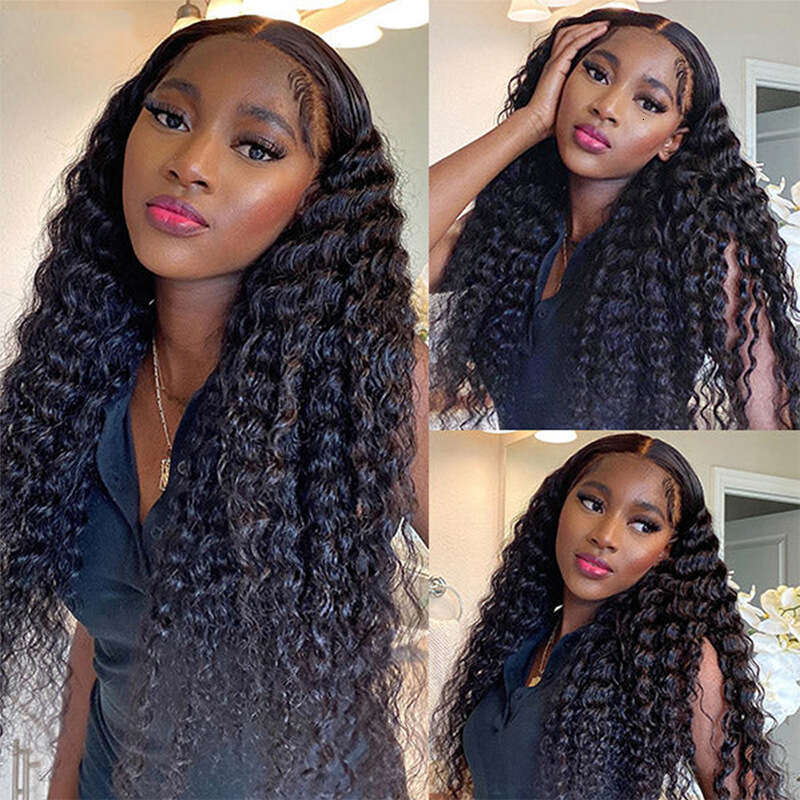 HD Front Lace Wig Front Wig Women S Natural Color Hair Set Water Wave Human Lace Wigs