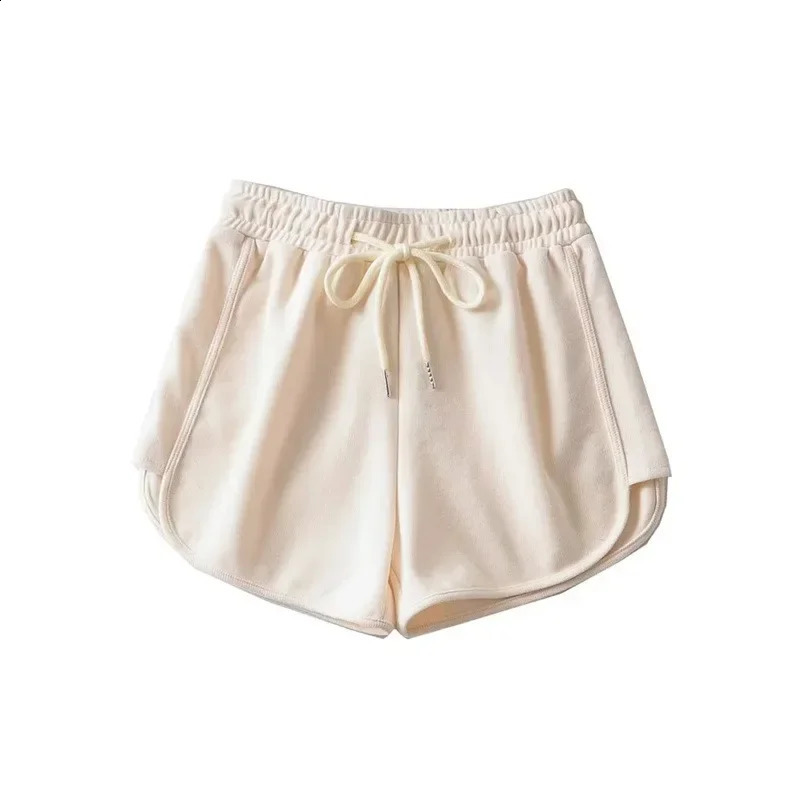 Sweet Cool Spicy Pineapple HighWaisted Drawstring Casual Shorts Spring Summer Petite Slimming WideLegged Pants 250228Z