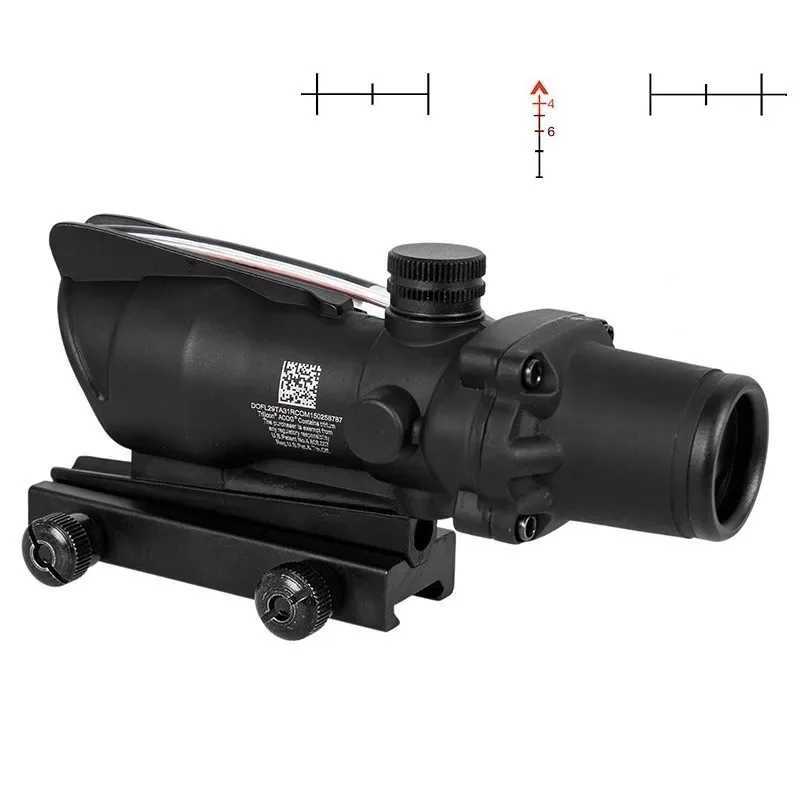 4X32 Hunting Rifle Real Fiber Glenn Red Dot Illumination Etched Retina Tactical Optical Sight X250228