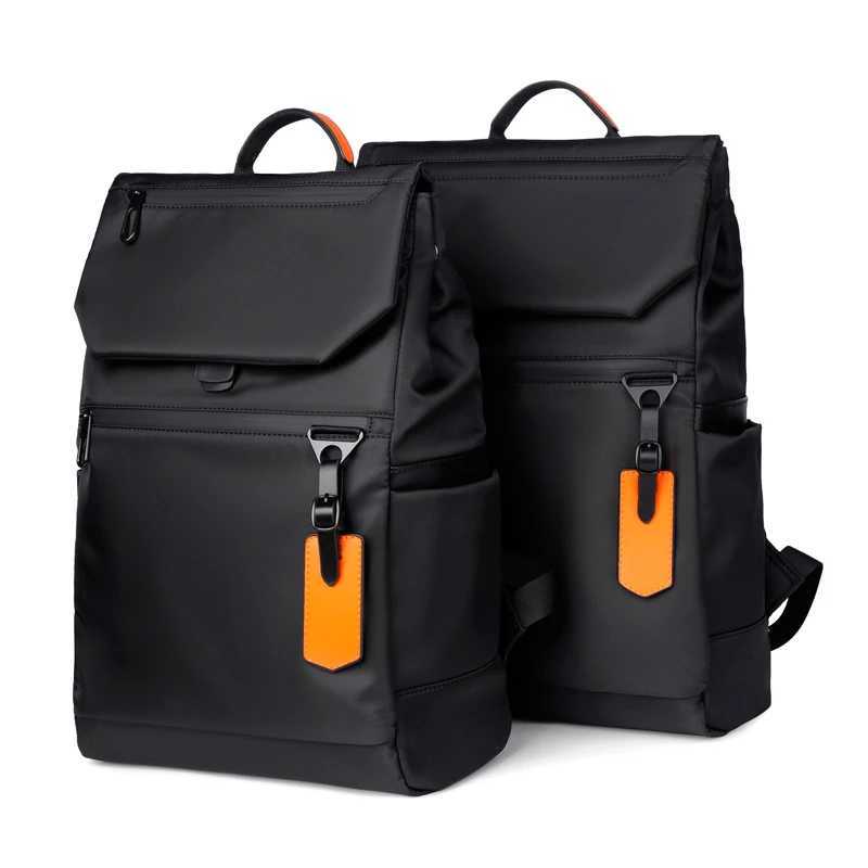 High quality waterproof mens laptop backpack luxury brand designer black business backpack city mens backpack USB charging Z250224