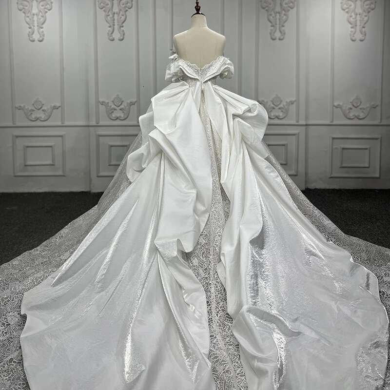 Elegant dresses for women organza ball gown with v neckline custom sequin beads wedding dy9847 novice dress