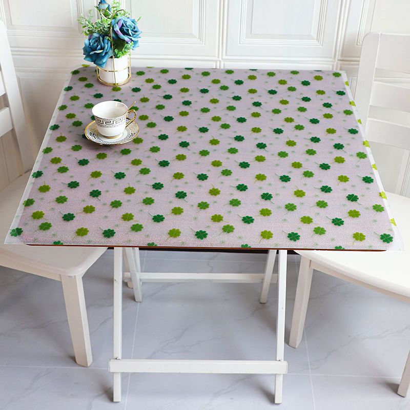 Waterproof and Anti-scalding Leave-in Dining Table Mat Coffee Table Crystal Board