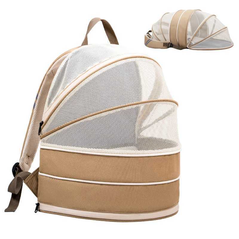 Cat Backpack for Pet Breathable Expandable Cat Carrier Large Capacity Escape Proof Handy Outdoor Travel Pet Carrier Bag Foldable 250205
