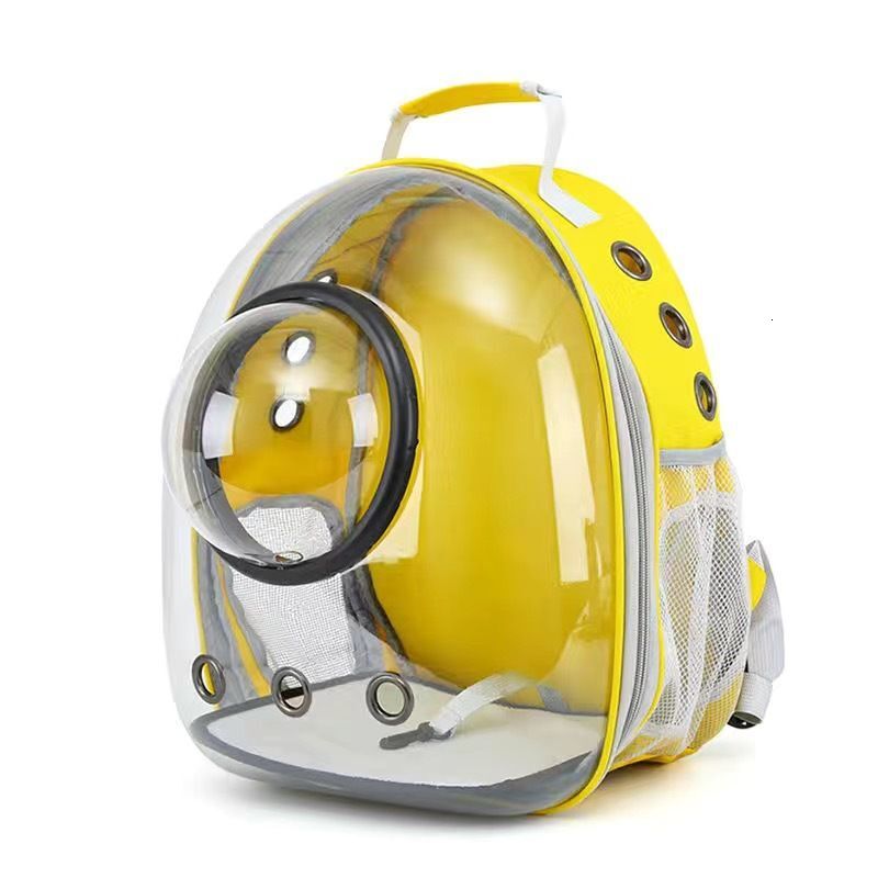 Cat Backpack, Portable Transparent Space Cabin Pet Bag, Outdoor Breathable Backpack