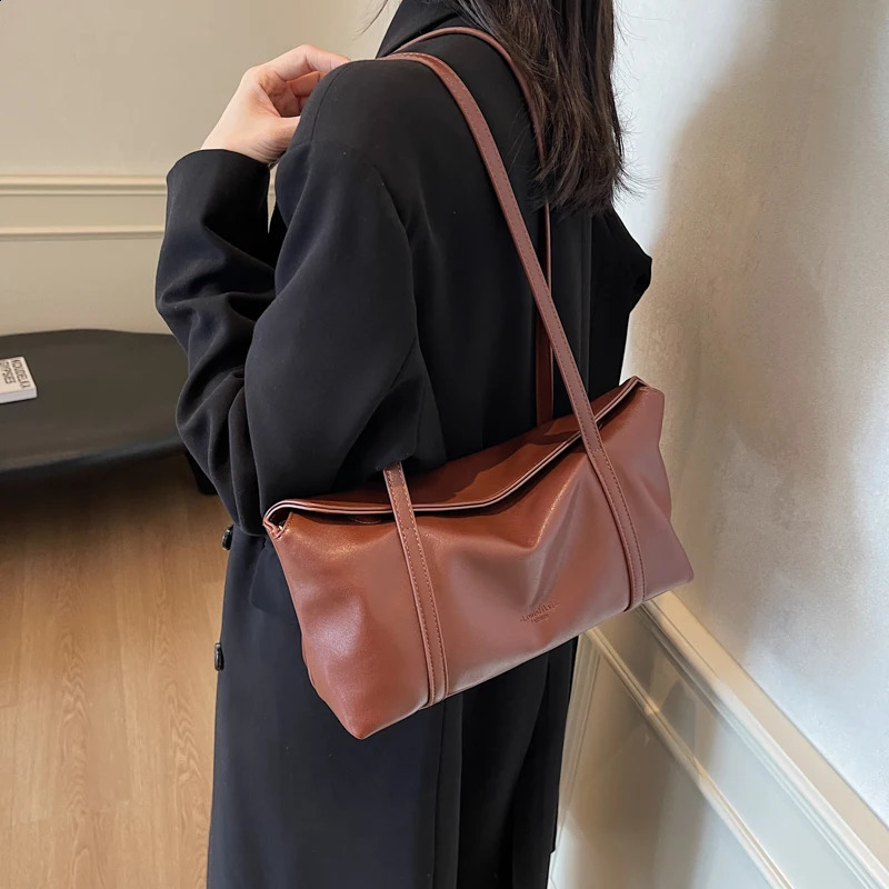 Ship from US Womens fashionable shoulder bag slow tote detachable long strap cross body messenger bag 250228FBB