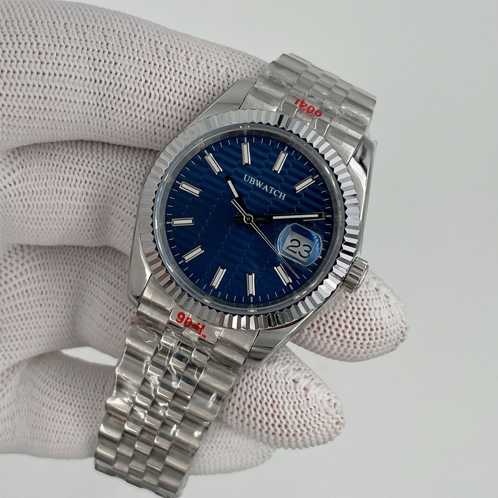 U1 UPGRADED jason007 Automatic Mechanical 36mm Accurate Mens Watches ST9 Sapphire Crystal Men's Wristwatches For Dialy Wear