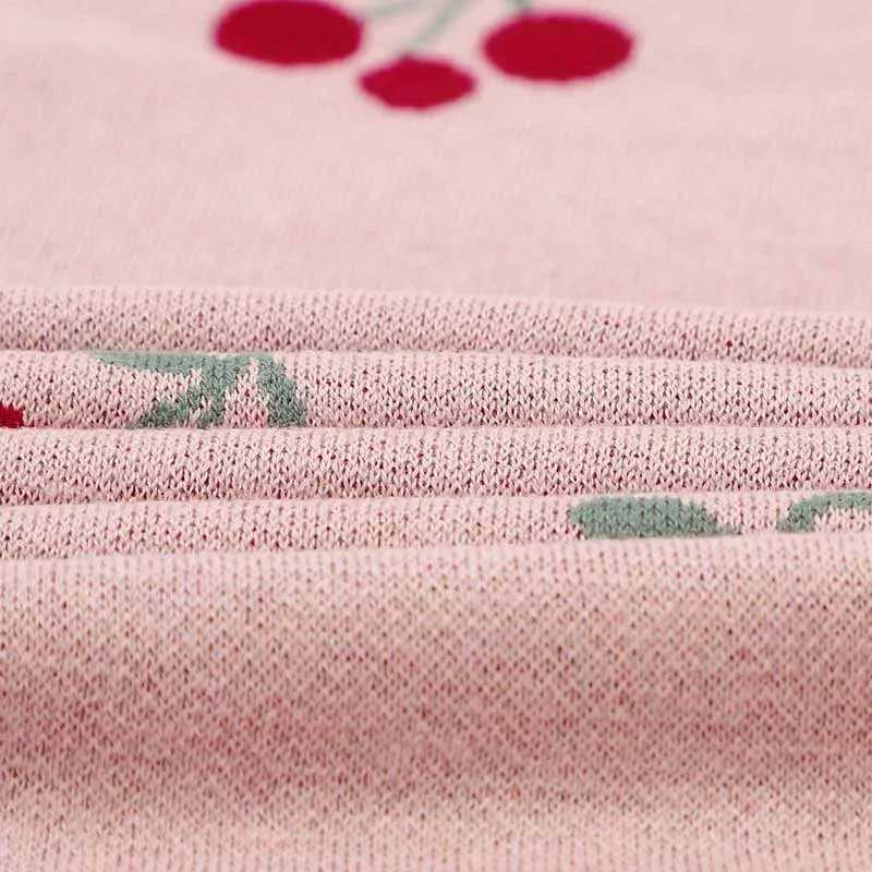 Cute Cherry Print Infant Throws Shls Skin-friendly Muslin Baby Boys Girls Swaddle Blankets 0-24 Months Baby Securi Blanket Z250228