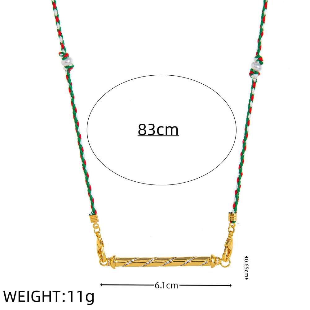 Hot selg Tarot Card Cone Pendant Colored Necklace for Boys, Gold Plated and Color Preserved