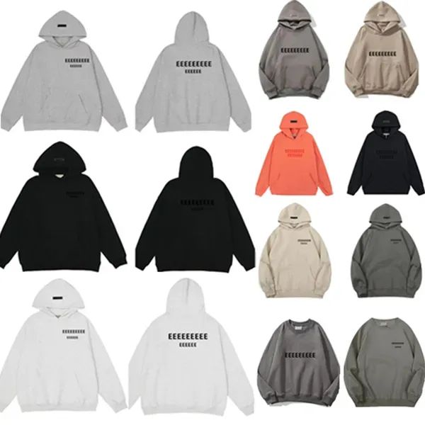 Mens essantials hoodie Hip Hop Streetwear man womens designers Skateboards Hoodys Street Pullover Sweatshirt Clothes