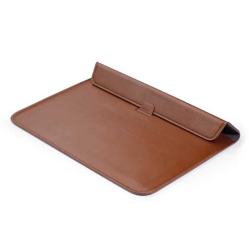 Macbook Air 13 Case 11 12 15 Pro 13.3 15.4 Retina Neutral Sleeve Envelope Fundas PU Leather Sleeve Notebook Bag Z250224