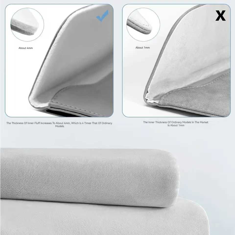 Upgrade Pu Leaather Laptop Case Laptop Sleeve 11/13/14/15/16inch Waterproof Shockproof For ipad pro MacBook Air Pro 13.3 15 M2 Z250224