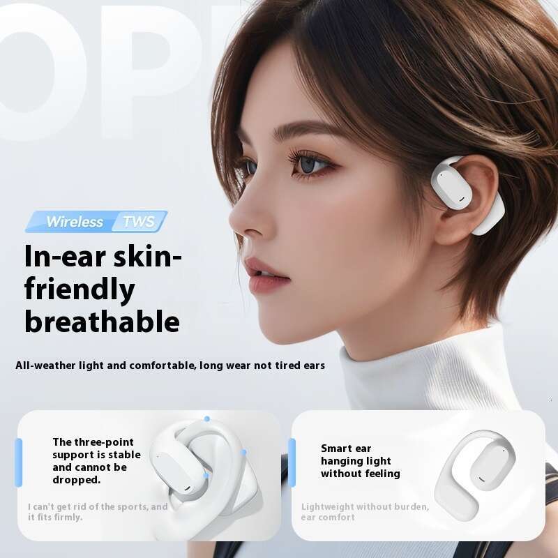 New M60OWS wireless Bluetooth earphones, mounted, non ear bone conduction, exercise and running noise reduction earphones