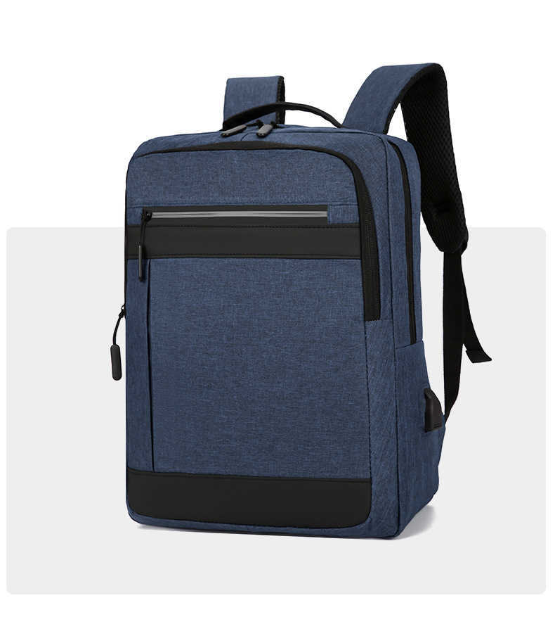 New Mens Sports Backpack Usb Charging Computer Backpack Mens Fashionable Backpack College Student Minimalist Design Day Backpack Travel Bag 241225