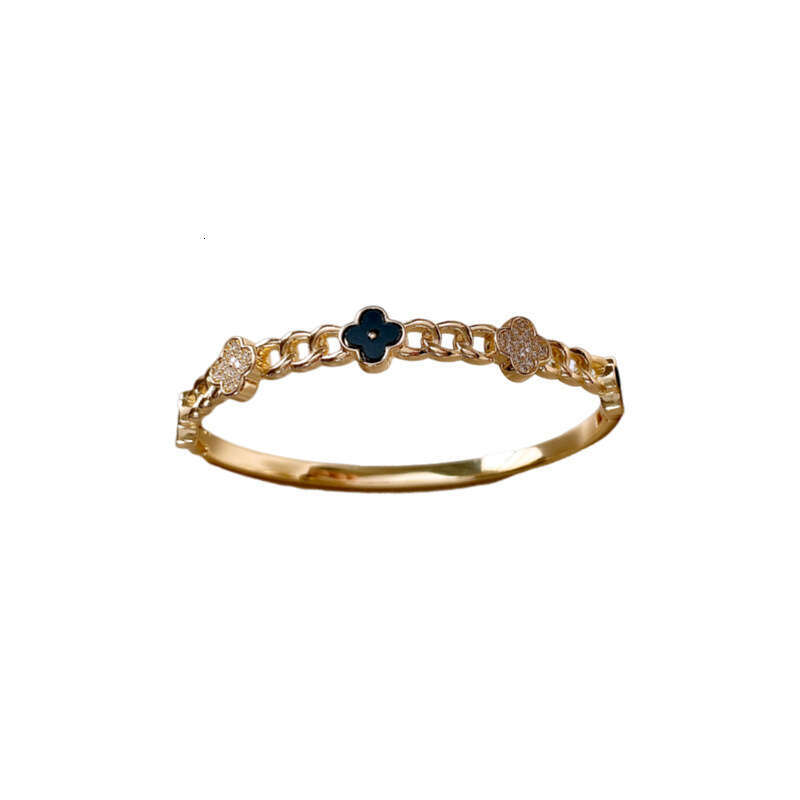 designer bracelet and Real gold electroplated zircon wer Korean ins high-end bracelet niche commuting new handmade accessory for women with gift box