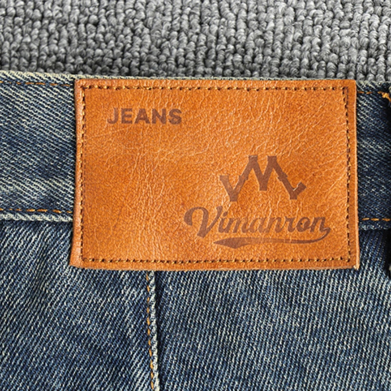 Vintage blue water wash to do old Hong Kong trend cargo jeans men loose tapered youth pants boot 250228Z