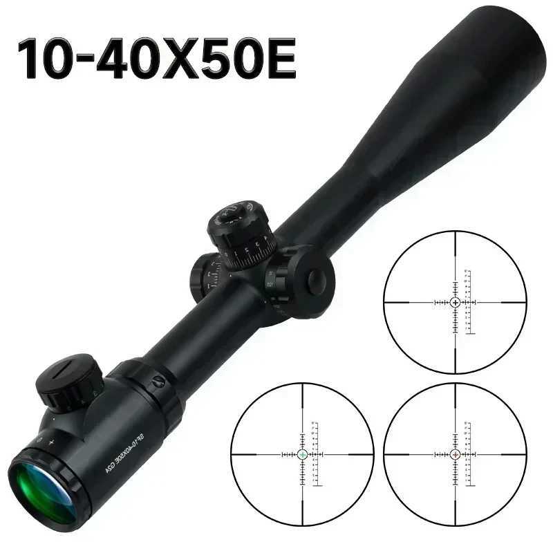 Tactical range 10-40X50 SFP optical rifle Airsoft air gun sight for telescopic optical sight of air gun/hunting rifle X250228