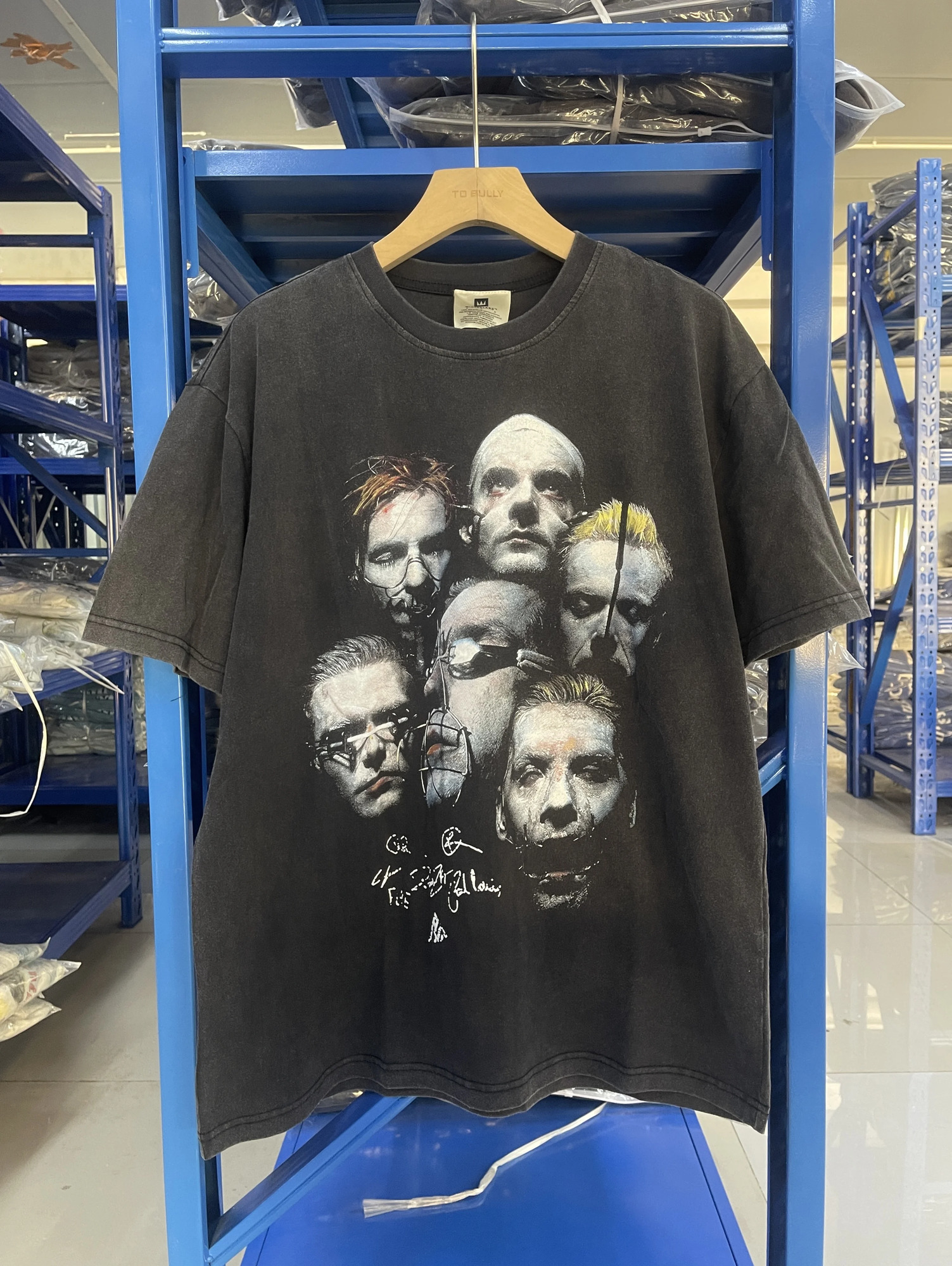 2025 Vintage Germany Rock Band RAM Portrait High-Street T-Shirt Cotton Streetwear Casual Loose Short Sleeve Tops 250227