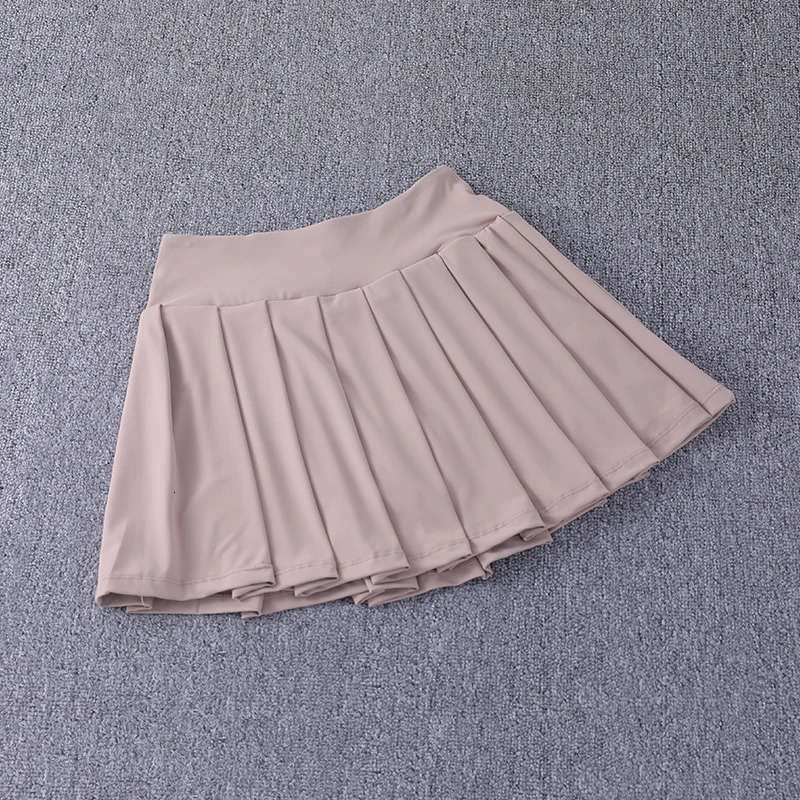 Selling Pleated Nylon Spandex High Waisted Pocket Skirt With Anti A Line Sports Tennis Skirt 250226