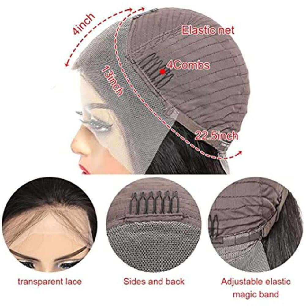 HD Front Lace Wig Yaki Lace Front Wigs Human Hair
