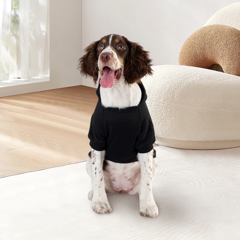 Warm Dog Hoodie for Small Medium Dogs, Dog Sweatshirts Fleece Vest with THE DOG FACE Slogan Print, Cold Weather Coats for Dog Girl Boy, Small Medium a