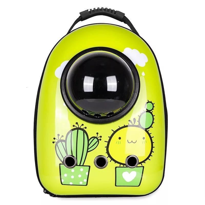Spray Painted Cat Dog Bag Space Cabin Pet Portable And Comfortable Five Sided Breathable Backpack For Outdoor Use