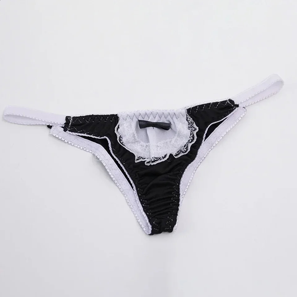 Bandage Cute Bikini Set Japanese Maid Cosplay Women Mini Swimwear Bathing Sweet 250227Z