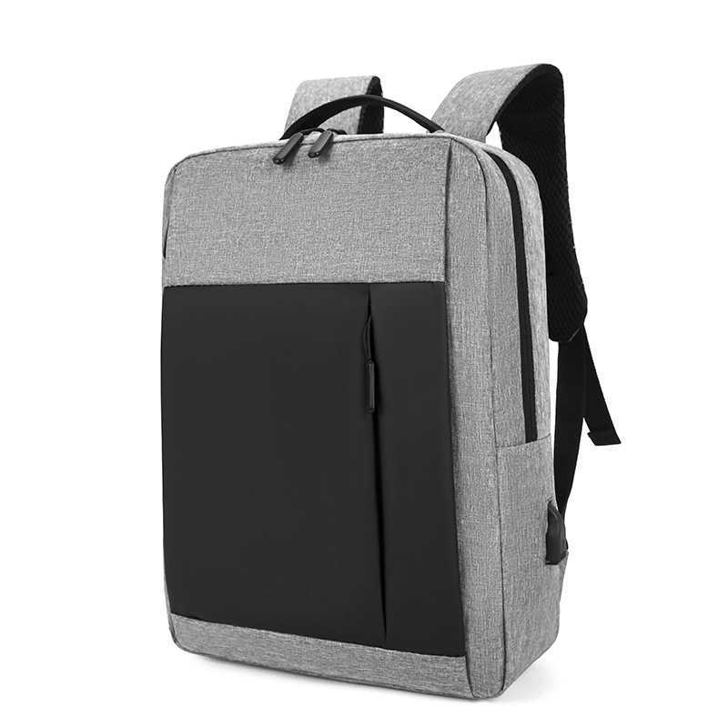 Backpack Mens Fashionable Large Capacity Computer Bag Business Casual Backpack Simple College Student Backpack Korean Version Day Backpack Travel Bag 