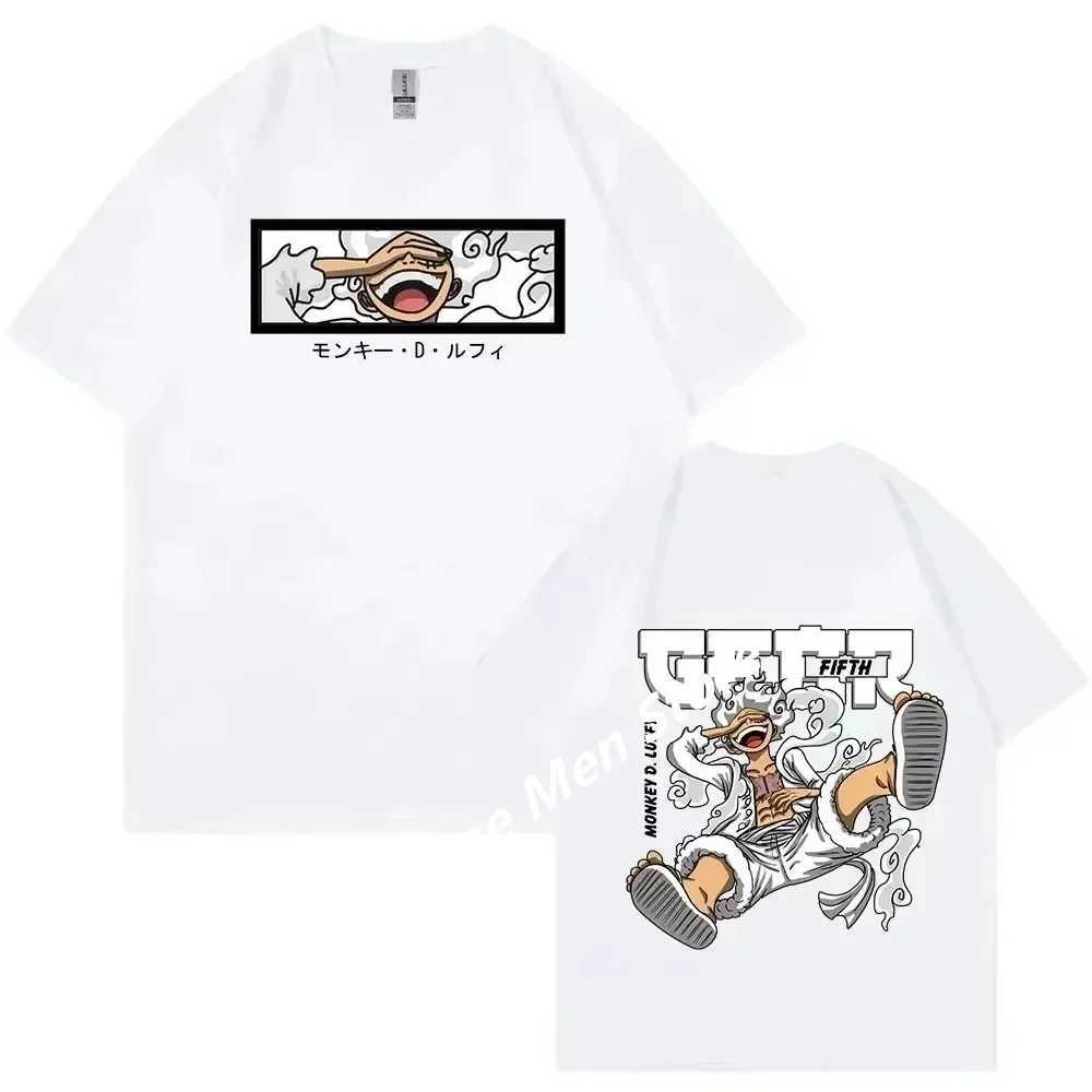 (UniqloHot Japanes One Piece Cotton Luffy Tshirt Men Cotton T Shirt Summer Women Men Cotton Oversized Tshirt Men ClothesT250227