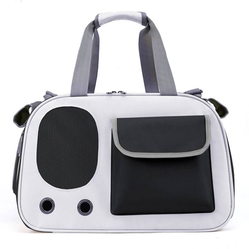 Designer fashion new cat out portable handbag Breathable pet four seasons universal roller curtain bag