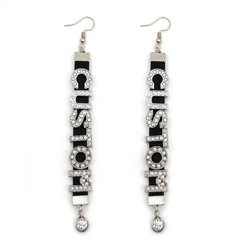 Sexy Personalized Custom Earrings for Women Girls Customized Name Letters wife Drop Fashion Jewelry Gift 250218