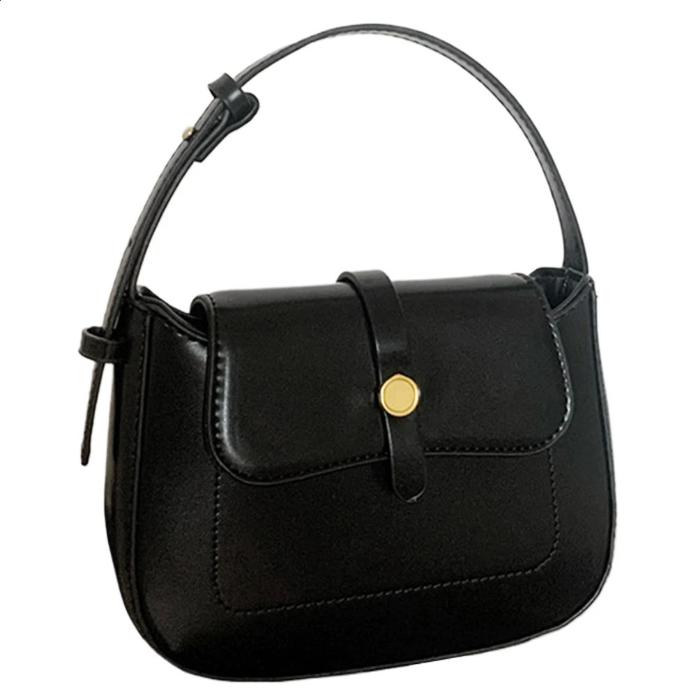 Ship from US Stylish Crossbody Bag with Magnetic Buckle Luxury Small Handbag Elegant Solid Color Backpack Wallet Underarm Stray 250304FBB