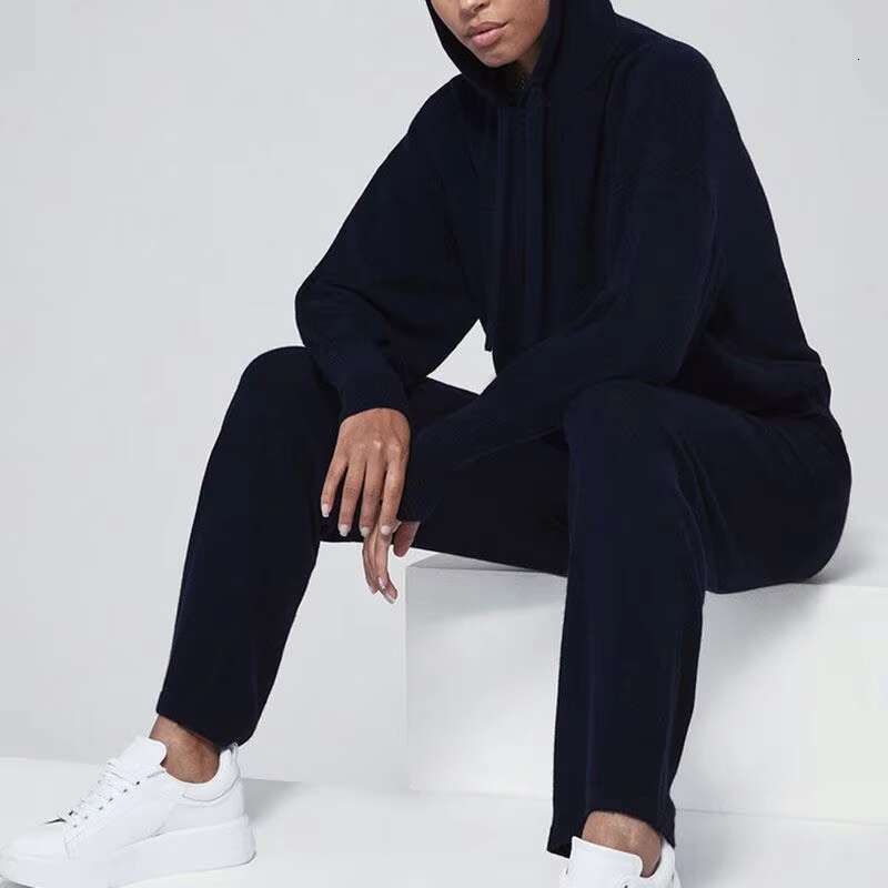 ECBC Top Selg Cotton Fleece Dark Blue Sport Pullover Hoodie With Hood For Women Plus Size