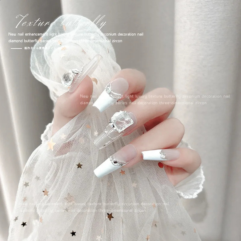 10PCS Eggs Rose Flowers Pile Crystal Nail Art Rhinestones Glitter DIY Crafts Manicure Glass Jewelry Making Stones 250214