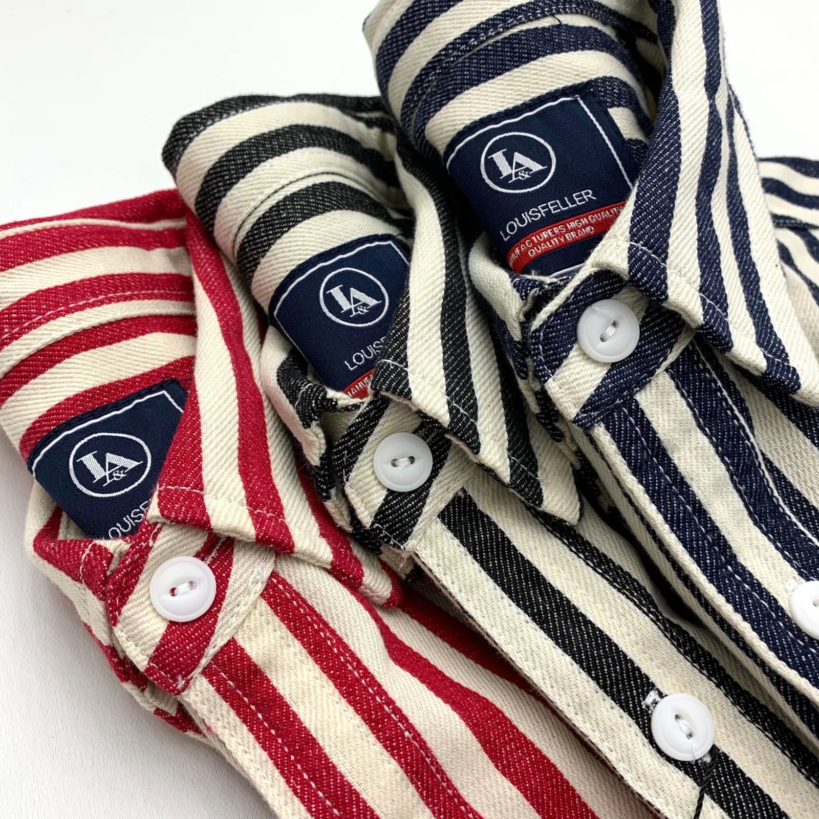 American Vintage Colorful 100 Cotton Workwear Shirts for Men 2024 Spring Autumn Long Sleeve Youth Male Tops 250226
