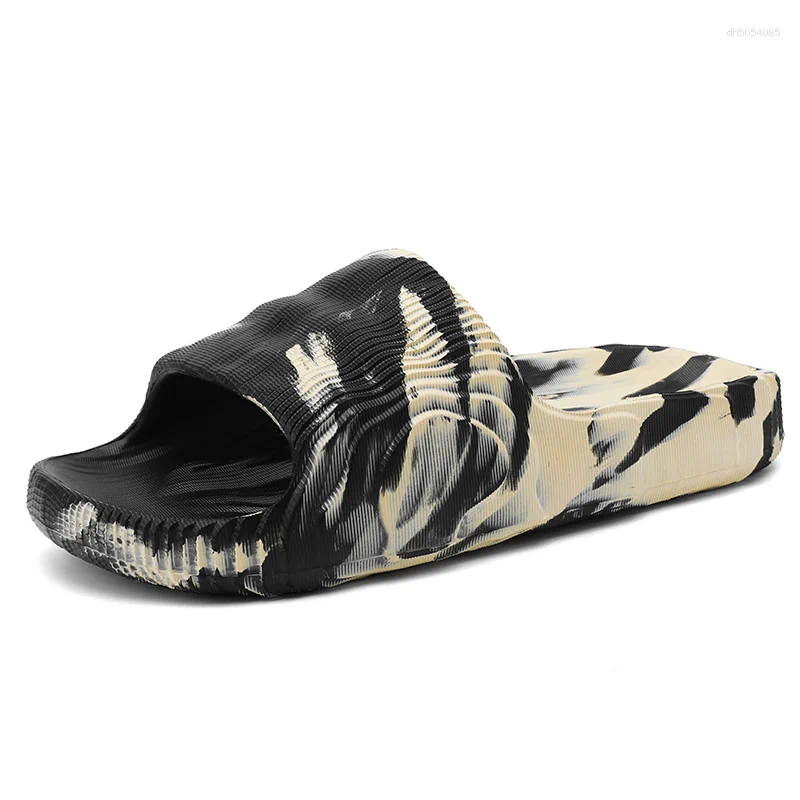 Slippers Original Size Walk Around Home Livingroom Men's Man Slides Shoes Summer Sandals Flip Flop House Slipper designer