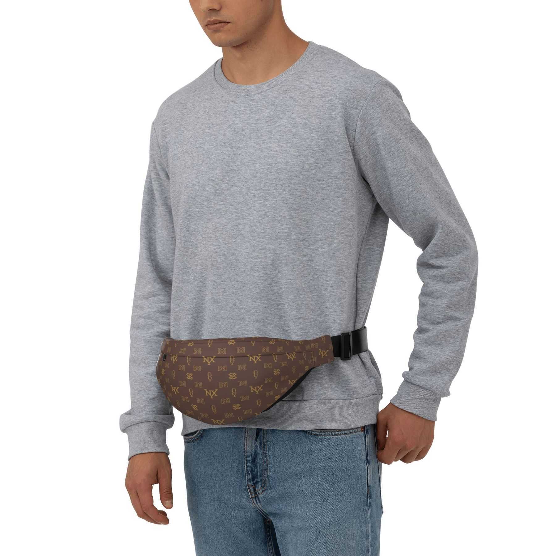 NXY Newest Stlye Famous Bumbag Cross Body Fashion Shoulder Bag Brown Waist Bags Bum Unisex Waist Bags