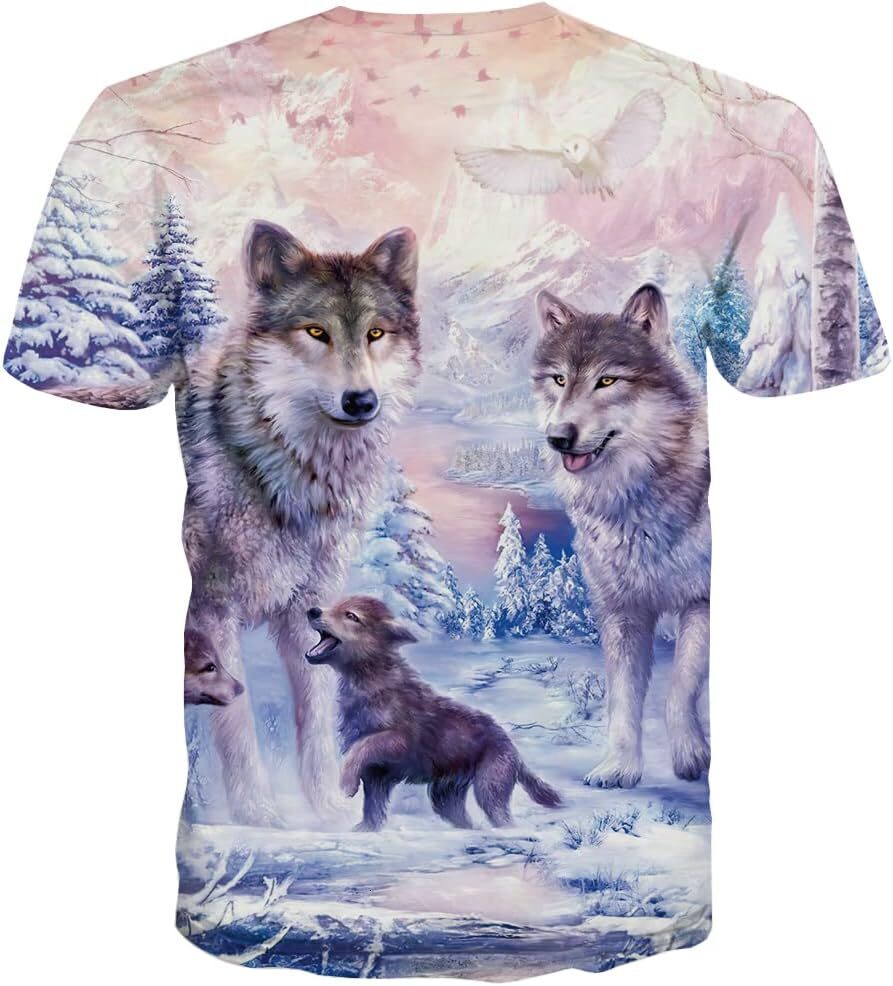 Mens T shirt Men's Print Graphic T Shirt Short Sleeve Summer T-Shirt Novelty Casual Tee tee Casual tops summer clothes animal print