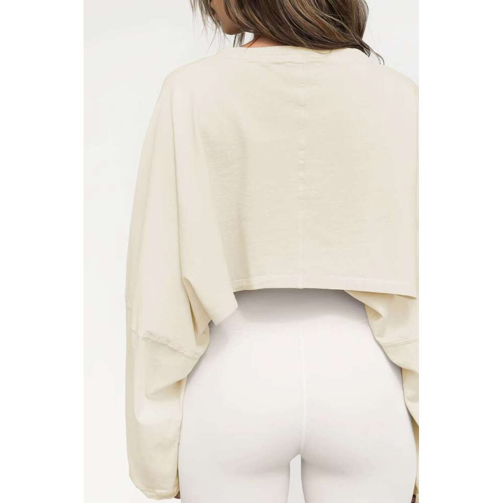 New Arrival Autumn Short Crop Women's Super Soft Cotton Terry Blank Custom Hoodies Sweatshirts