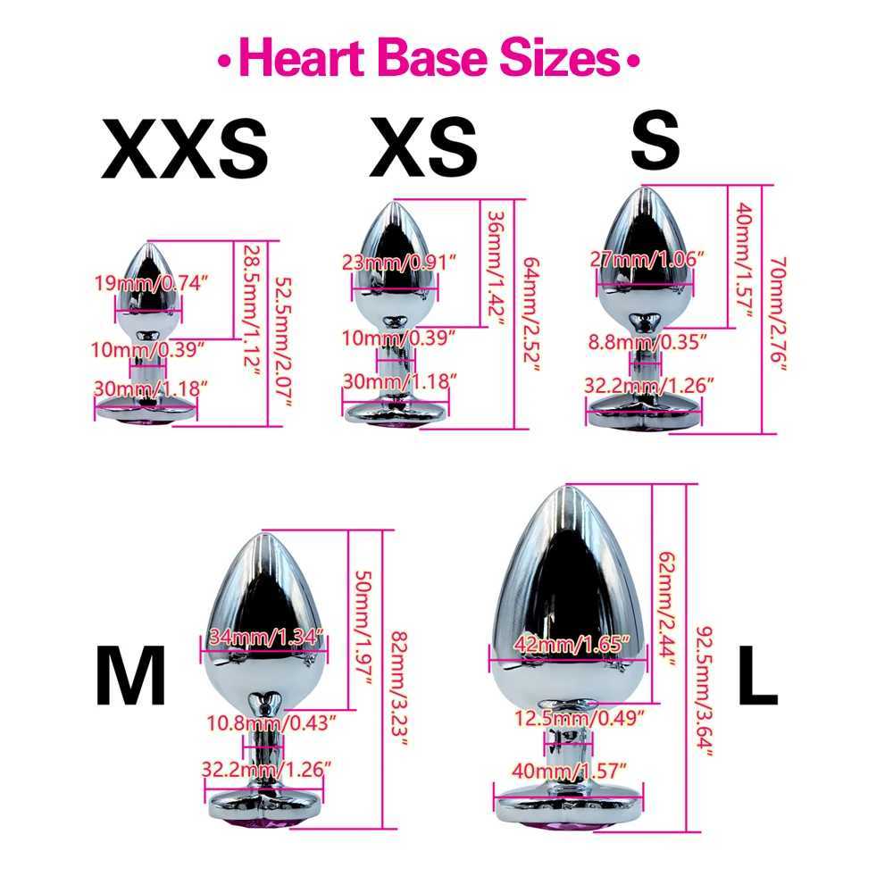 5Pcs/1Set Metal Anal Plug Stainless Steel Butt Plug Anus Stimulator Prostate Massage Dildos Adult Sex Toys For Women Men CoupleW250228