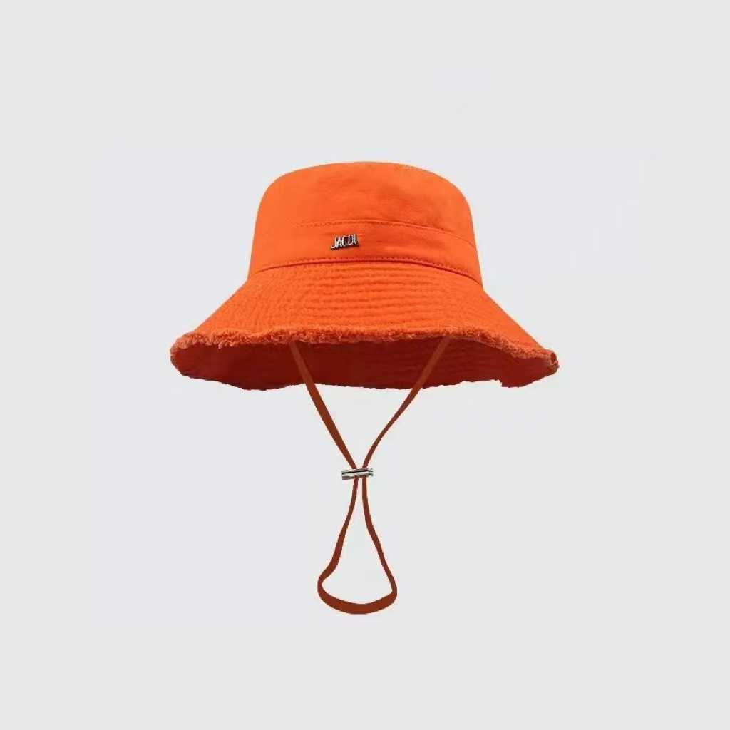Wide Brim Hats Bucket Hats 2023 New Four Seasons Correct Edition J Family Letter Fisherman Hat Fashion Versatile for Men and Women Outdoor Sun Protect