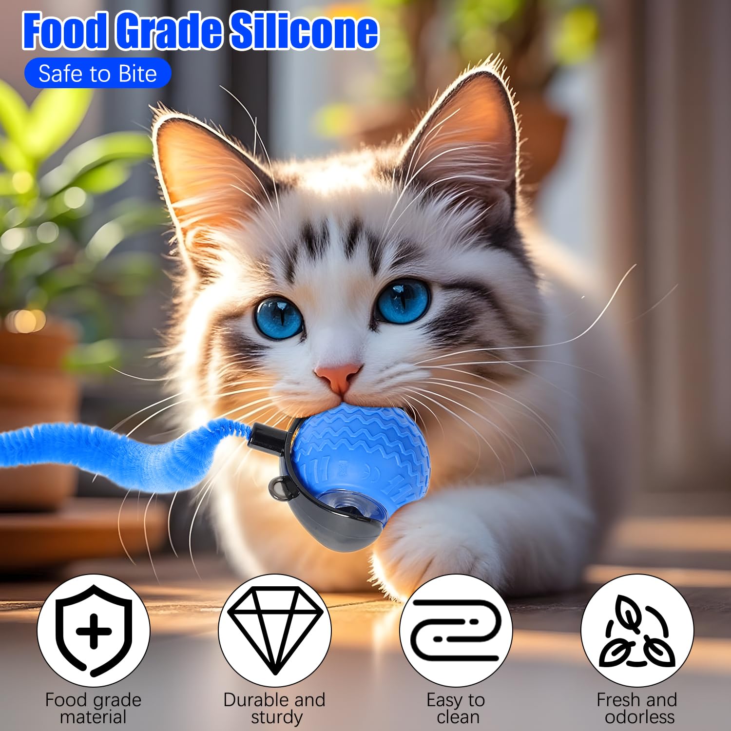 Automatic Moving Ball for Cat Dog Toy Ball