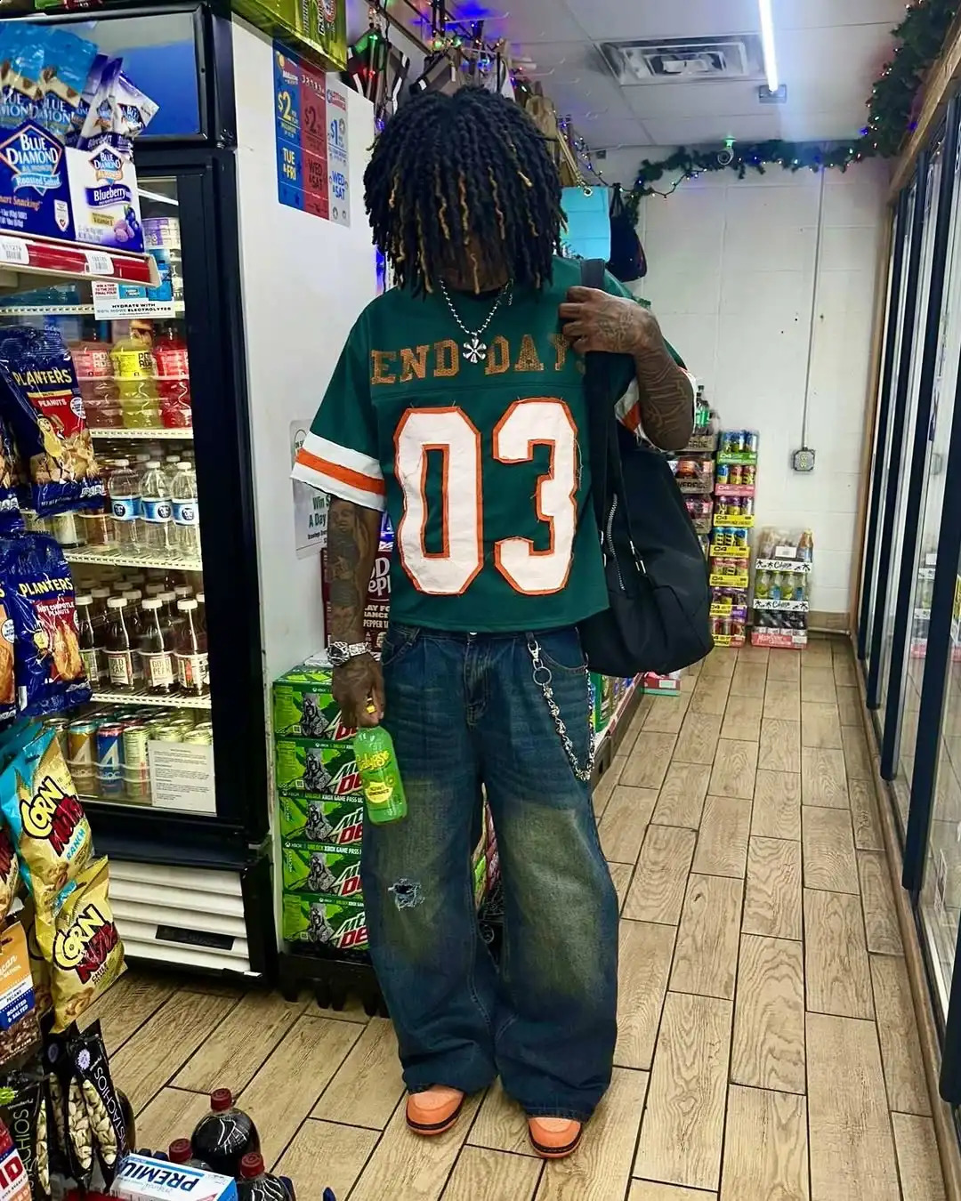 Trendy Retro American Street Hip Hop Baseball Patch Work Green Sports Tshirt Mens Summer Loose Short Sleeve Printed Couple Top 250228Z