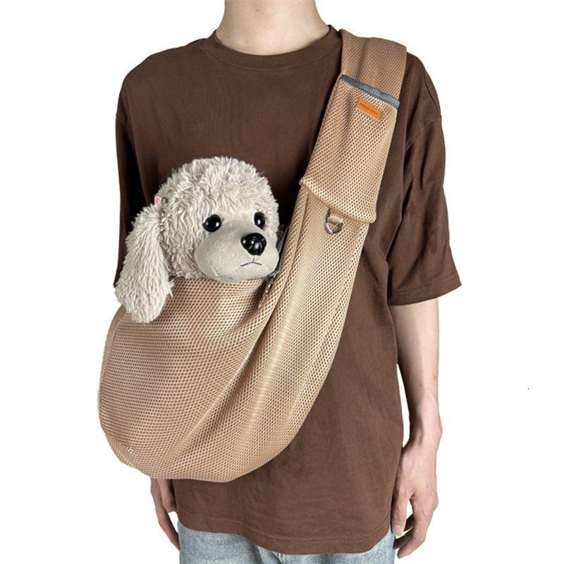 New Outdoor Crossbody Bag, Summer Cat Dog Supplies, Portable And Breathable Pet Bag