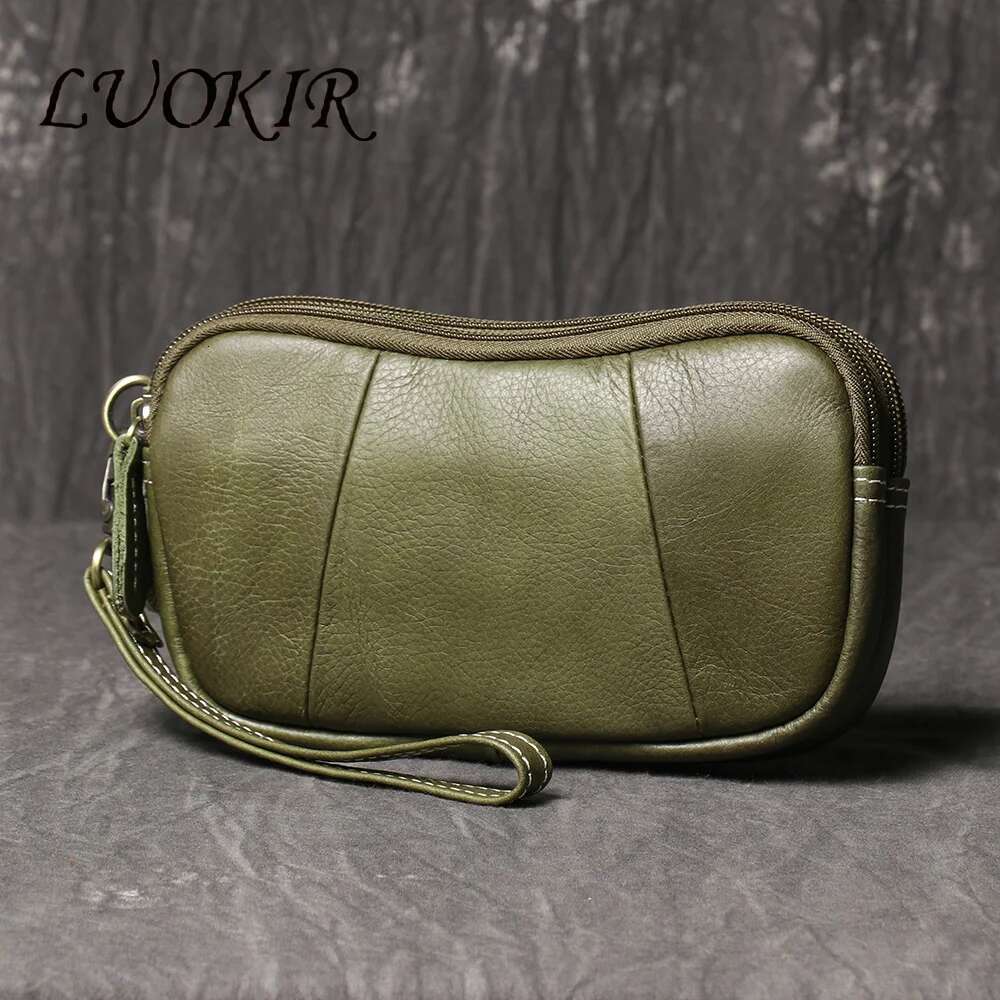 LUOKIR New Large Capacity Trendy Exquisite Zero Wallet Handbag Leather Women's Card Bag