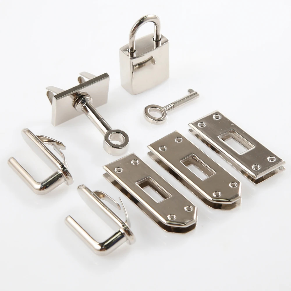 7pcs/set Metal Clasp Lock Lockbutton for Women Handbag Shoulder Bag Purse DIY Accessories 250228