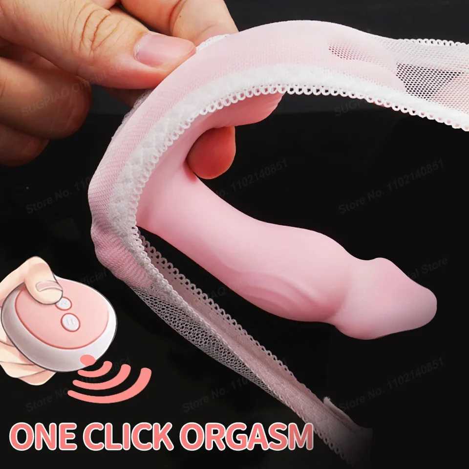 Remote Control Vibrator for Wen Wearable Panty Dildo G Spot Clit Stimate Adt Sex Toys Couples Vibration Massager hineT250228